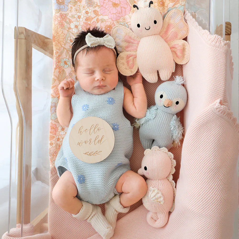 Cuddle and Kind - Baby Butterfly (Petal Pink) wyldeclothing