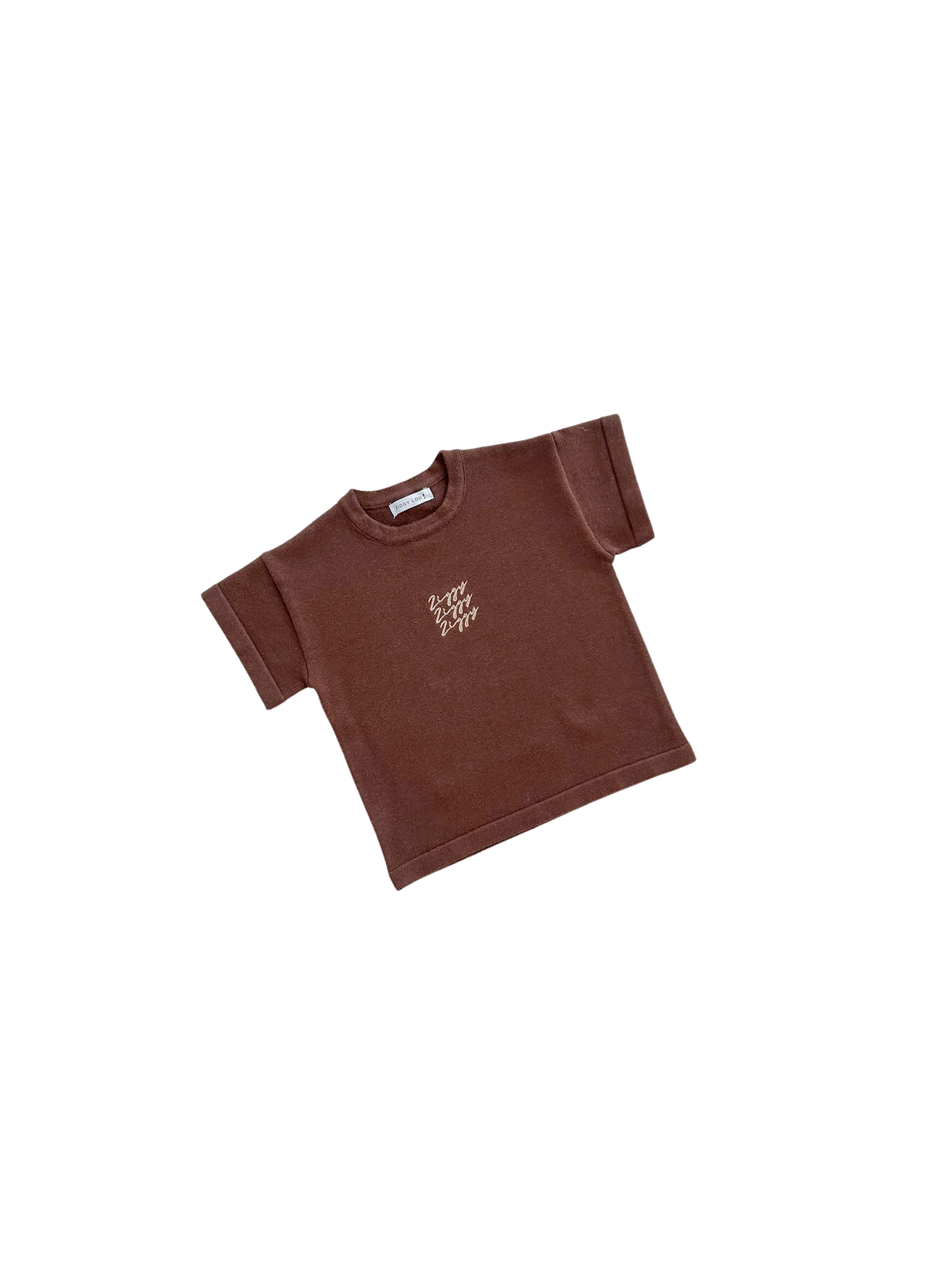 SIGNATURE TEE | CHOCOLATE (KIDS) - ZIGGY LOU