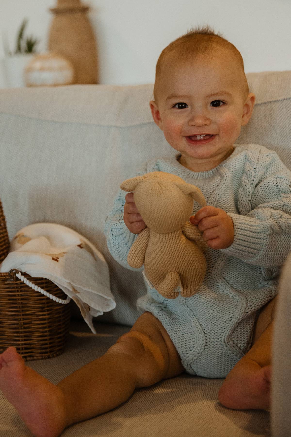 Chunky Cable Knit Romper | Ducky | WYLDE.