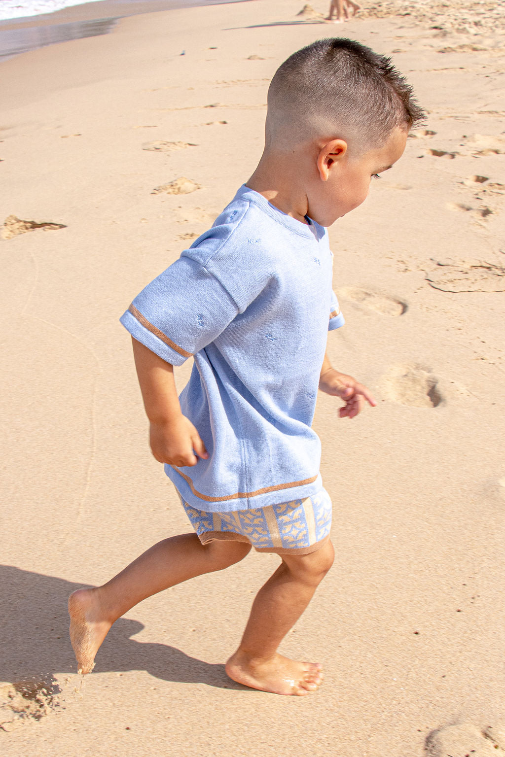 Oasis Tee | Shorebound Blue | WYLDE. Wylde. Clothing for Kids