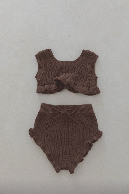 Frill Bloomers | Cacao | Belle and Sun