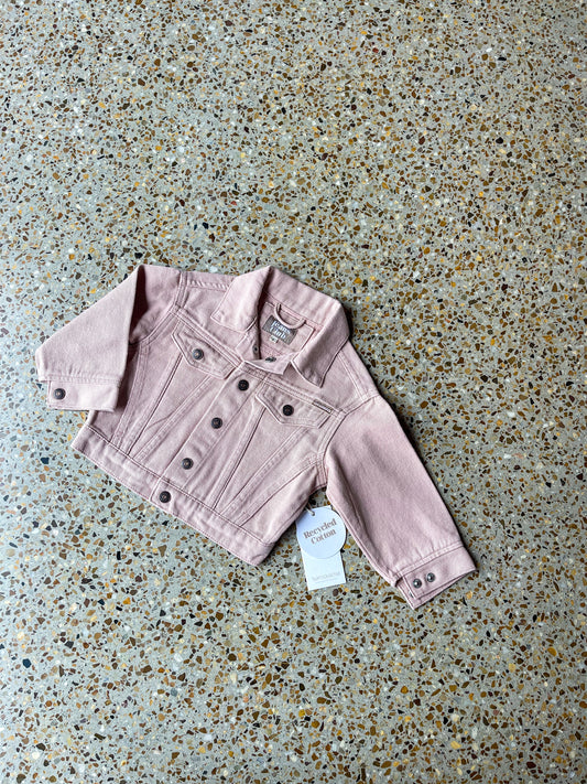 Trucker Jacket- Dusty Pink | Twin Collective