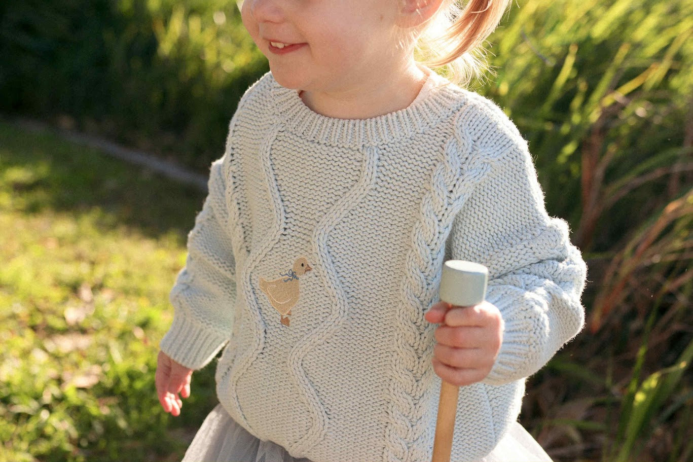 Chunky Cable Knit Jumper| Ducky | WYLDE.