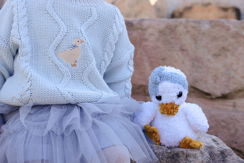 Chunky Cable Knit Jumper| Ducky | WYLDE.