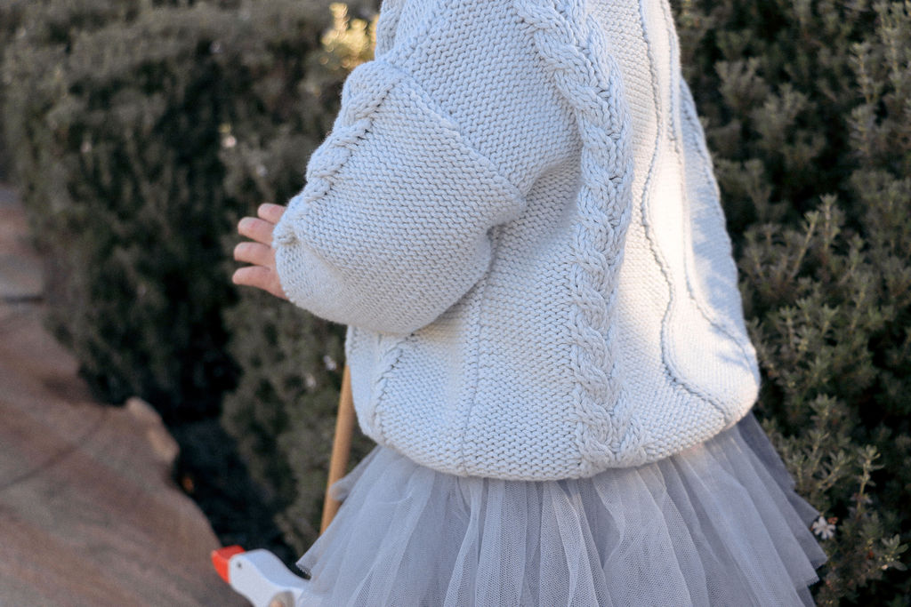 Chunky Cable Knit Jumper| Ducky | WYLDE.