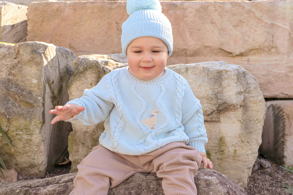 Chunky Cable Knit Jumper| Ducky | WYLDE.