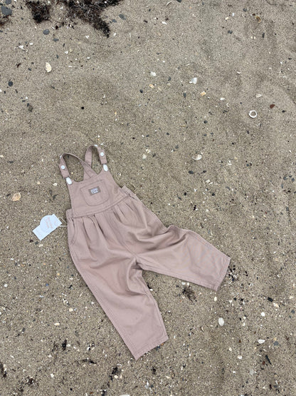 BOWIE BUBBLE OVERALL - LATTE BROWN | Twin Collective