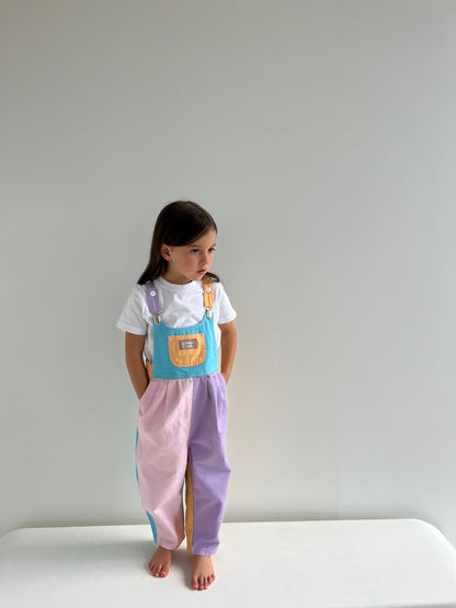 BOWIE BUBBLE OVERALL - COLOURBLOCK | Twin Collective