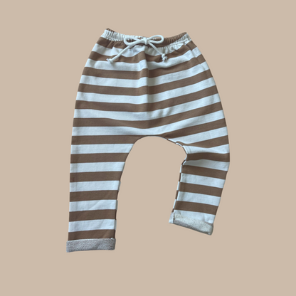 Sunny pant - Biscoff stripe | Bobby G Babywear