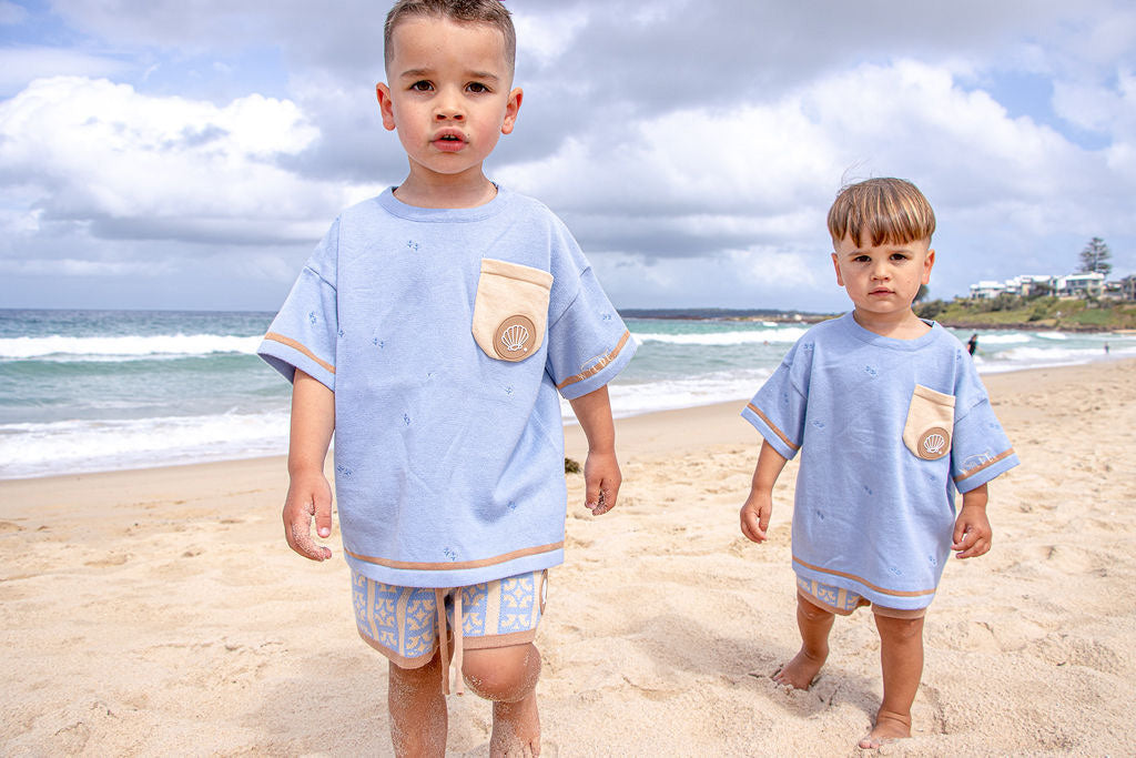 Oasis Shorts | Cove Breeze | WYLDE. Wylde. Clothing for Kids