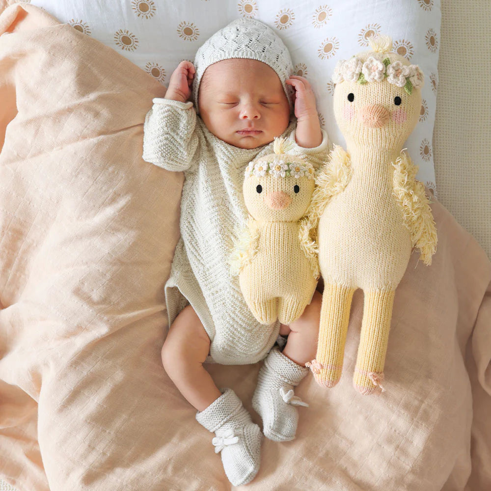 Cuddle and Kind - Baby duckling (ivory floral) wyldeclothing