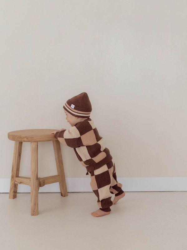 WINTER PLAYSUIT | CHECKS