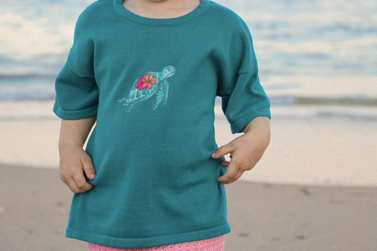 Turtle Reef Tee | Turquoise | Limited Release (10% donated)