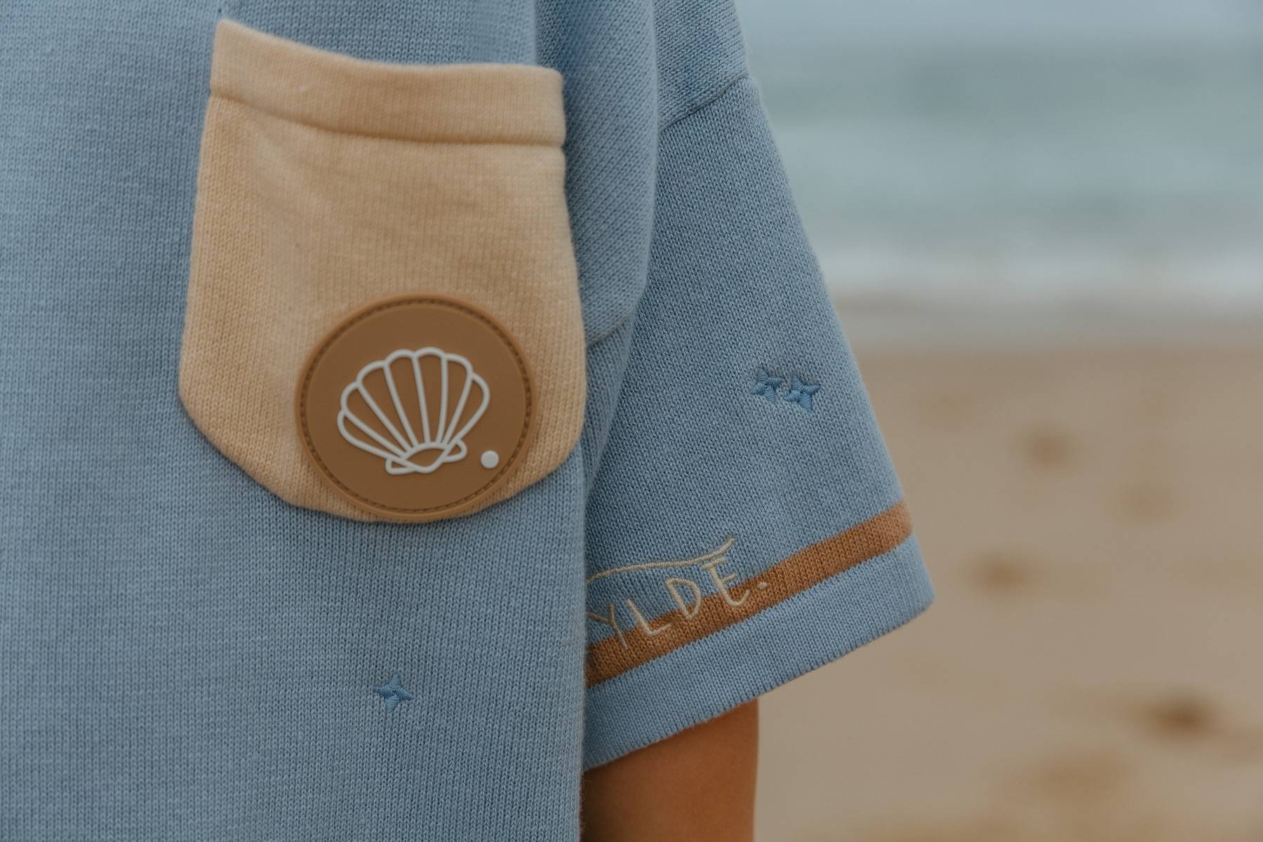 Oasis Tee | Shorebound Blue | WYLDE. Wylde. Clothing for Kids