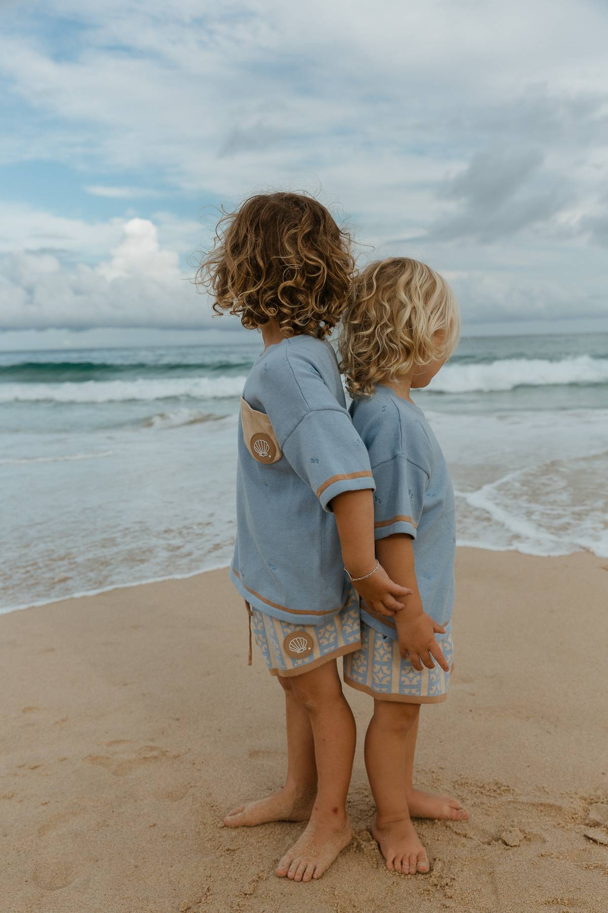 Oasis Tee | Shorebound Blue | WYLDE. Wylde. Clothing for Kids