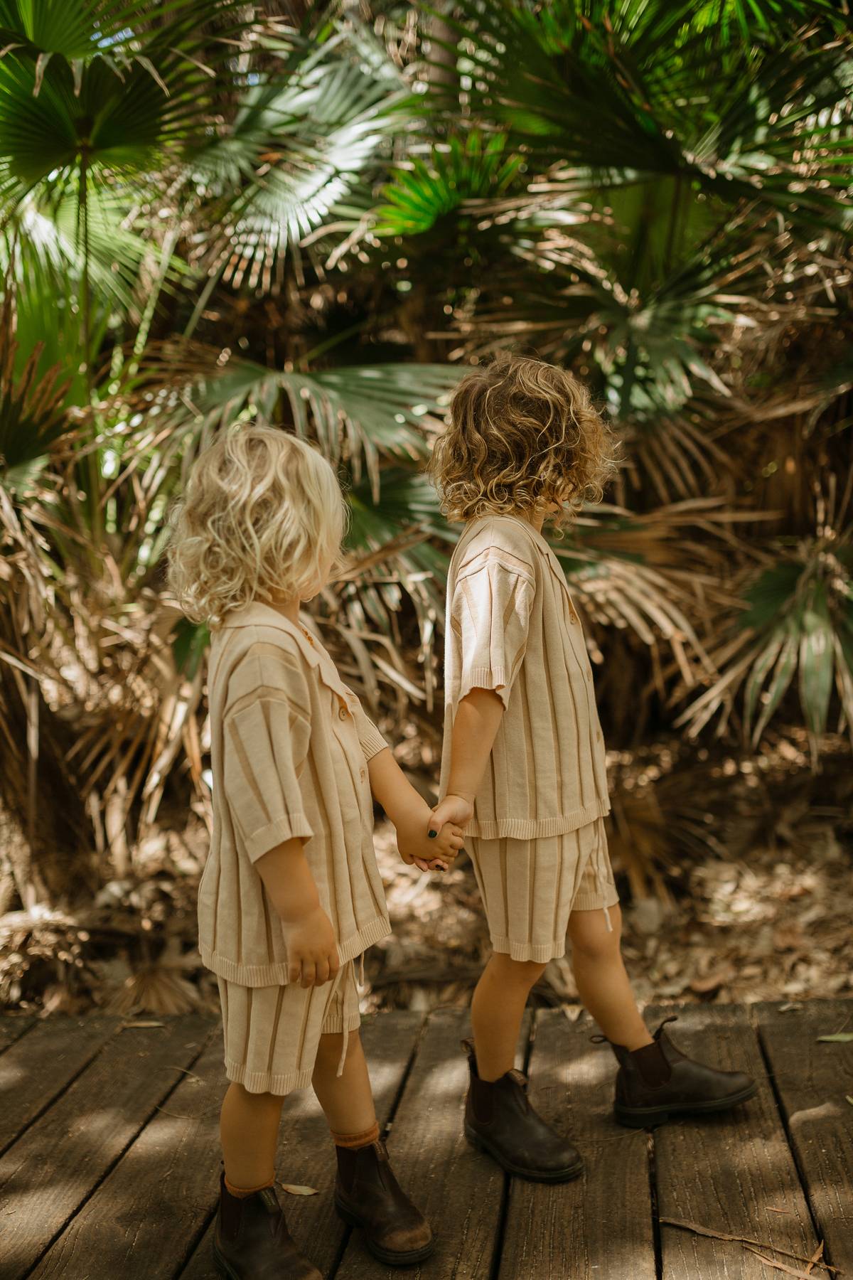 Wide Rib Shorts- Kids | Two Tone | WYLDE. Wylde. Clothing for Kids