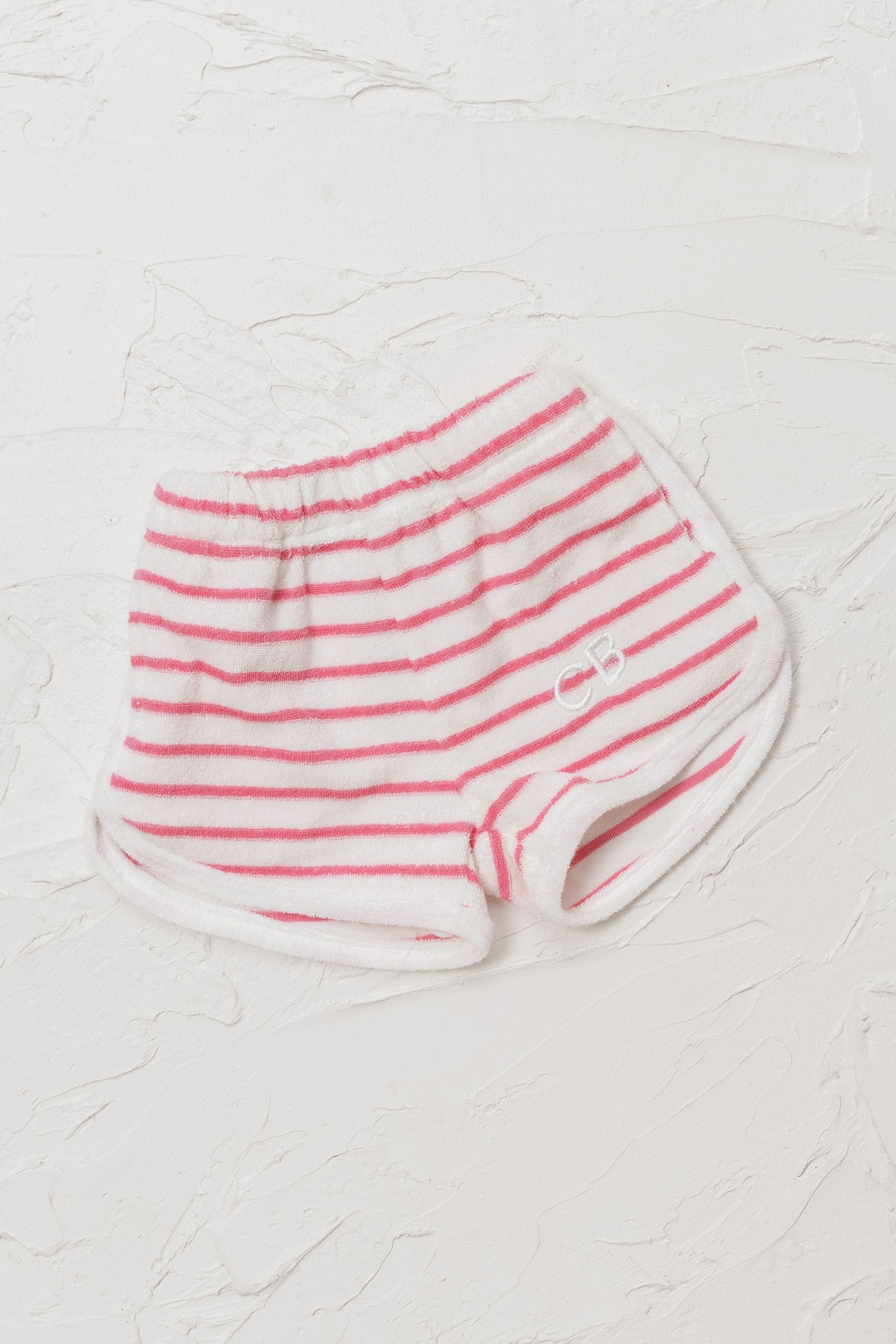Terry Stripe Shorts - Pink - CINNAMON BABY Cinnamon Baby