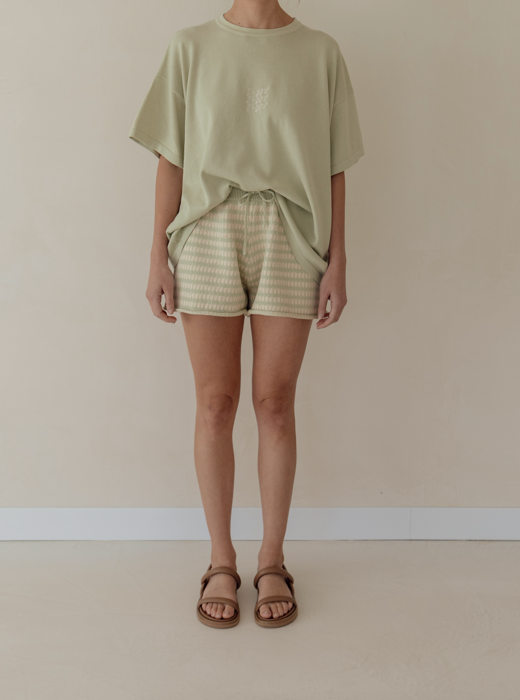 KNIT SHORTS | TALLOW (WOMEN'S) - ZIGGY LOU SPRING 24