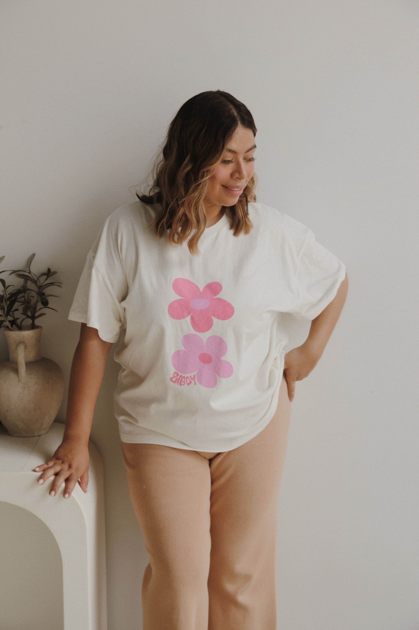 RIBBED PANTS | PECAN (WOMEN'S)