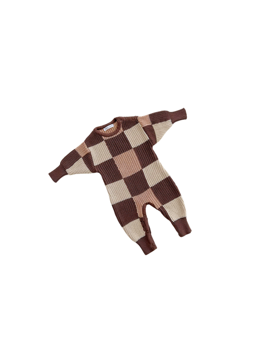 WINTER PLAYSUIT | CHECKS