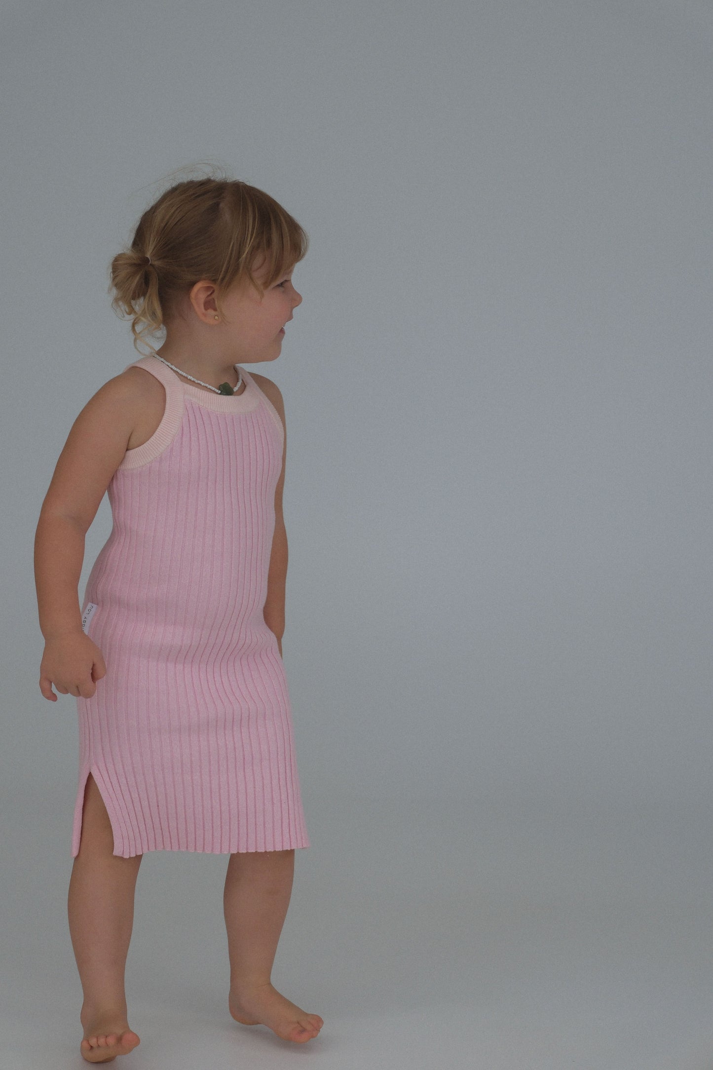 RIBBED DRESS | DAHLIA