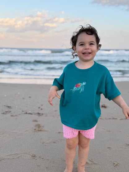 Turtle Reef Tee | Turquoise | Limited Release (10% donated)
