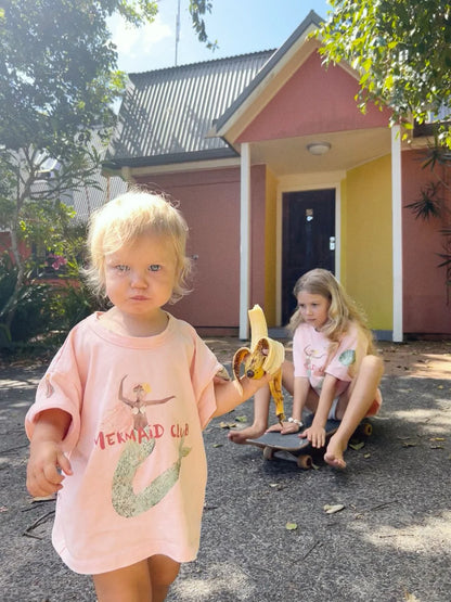Mermaid Club Boxy Tee - Kids