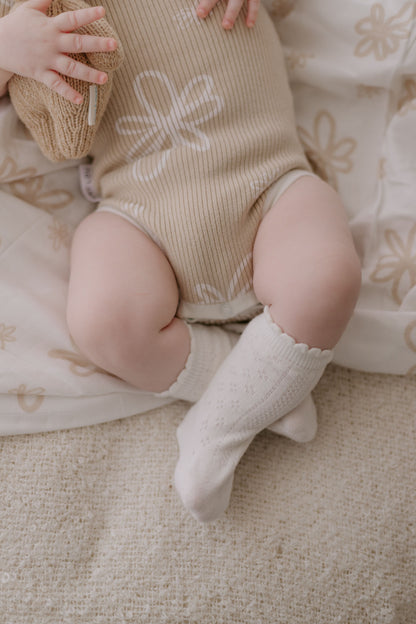 SOCKS | LACE | MILK - ZIGGY LOU SPRING SUMMER 24