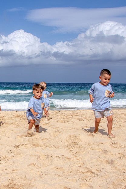 Oasis Tee | Shorebound Blue | WYLDE. Wylde. Clothing for Kids