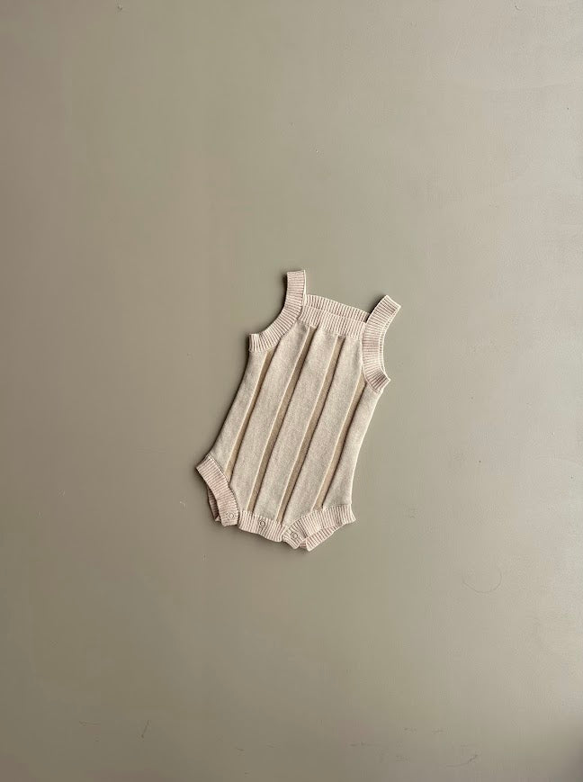 Wide Rib Romper | Two Tone | WYLDE. Wylde. Clothing for Kids