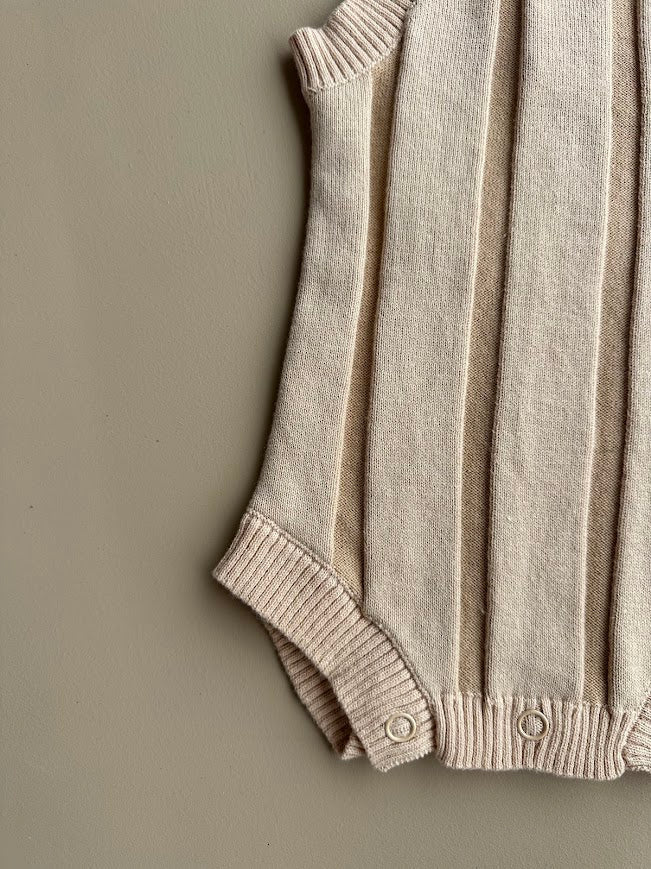 Wide Rib Romper | Two Tone | WYLDE. Wylde. Clothing for Kids