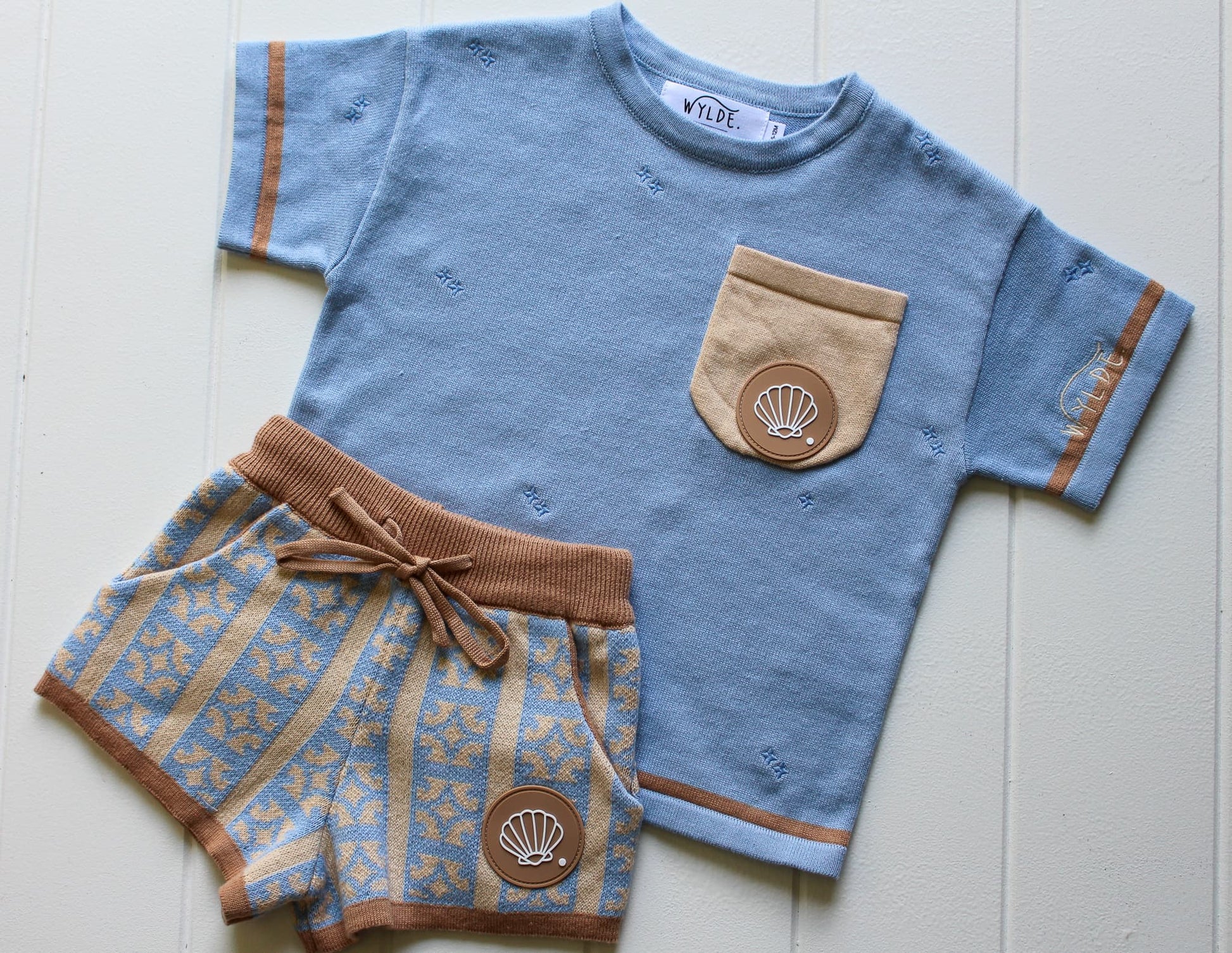Oasis Shorts | Cove Breeze  | WYLDE. Wylde. Clothing for Kids