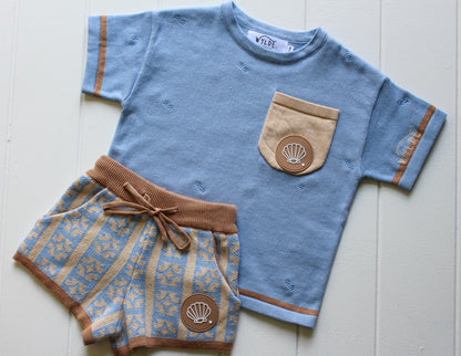 Oasis Shorts | Cove Breeze  | WYLDE. Wylde. Clothing for Kids