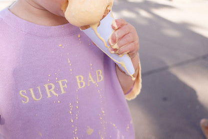 Surf Baby Tee | Lilac & Lemon | WYLDE. Wylde. Clothing for Kids