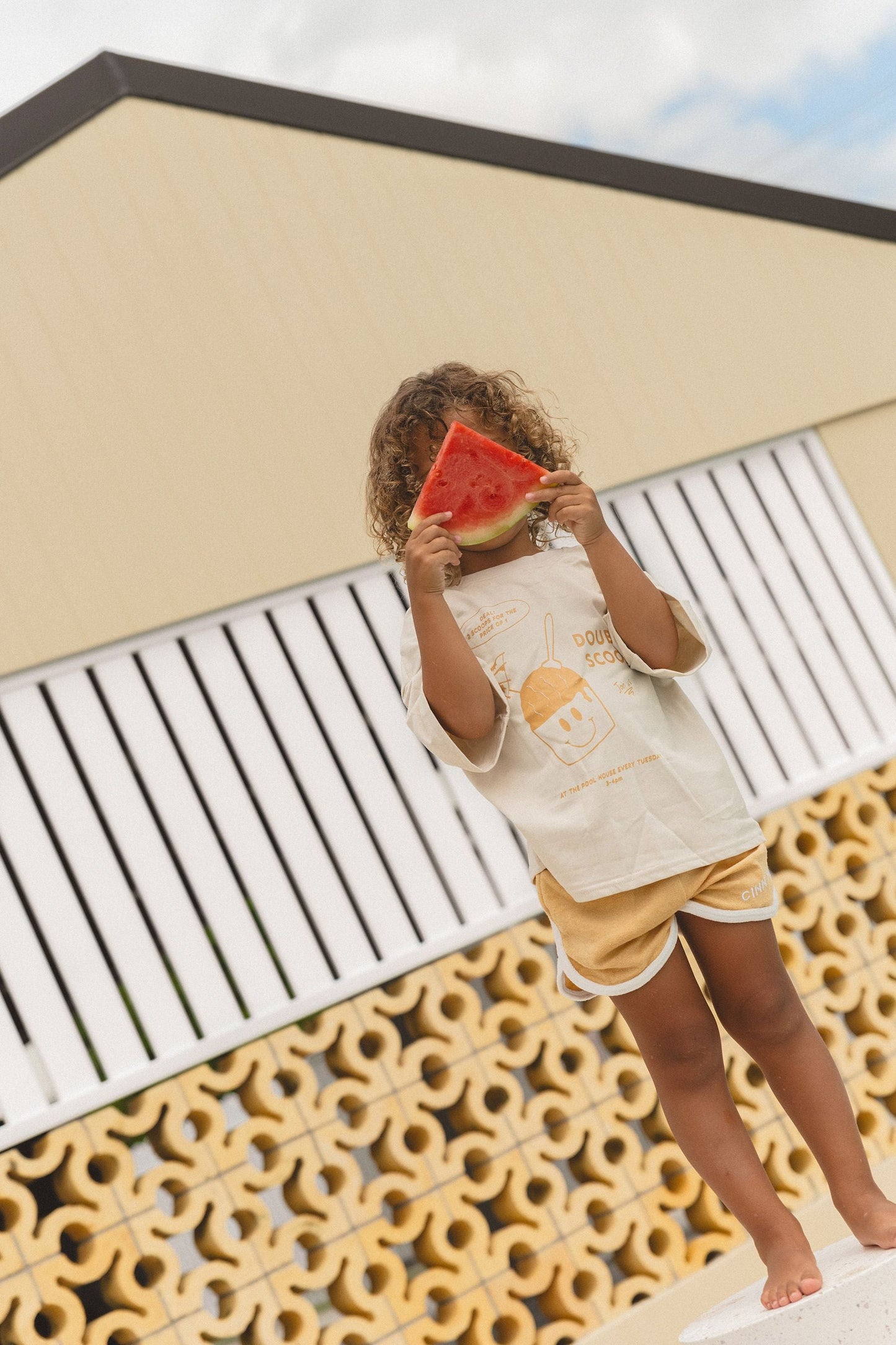 Terry Shorts - Mustard - CINNAMON BABY Cinnamon Baby