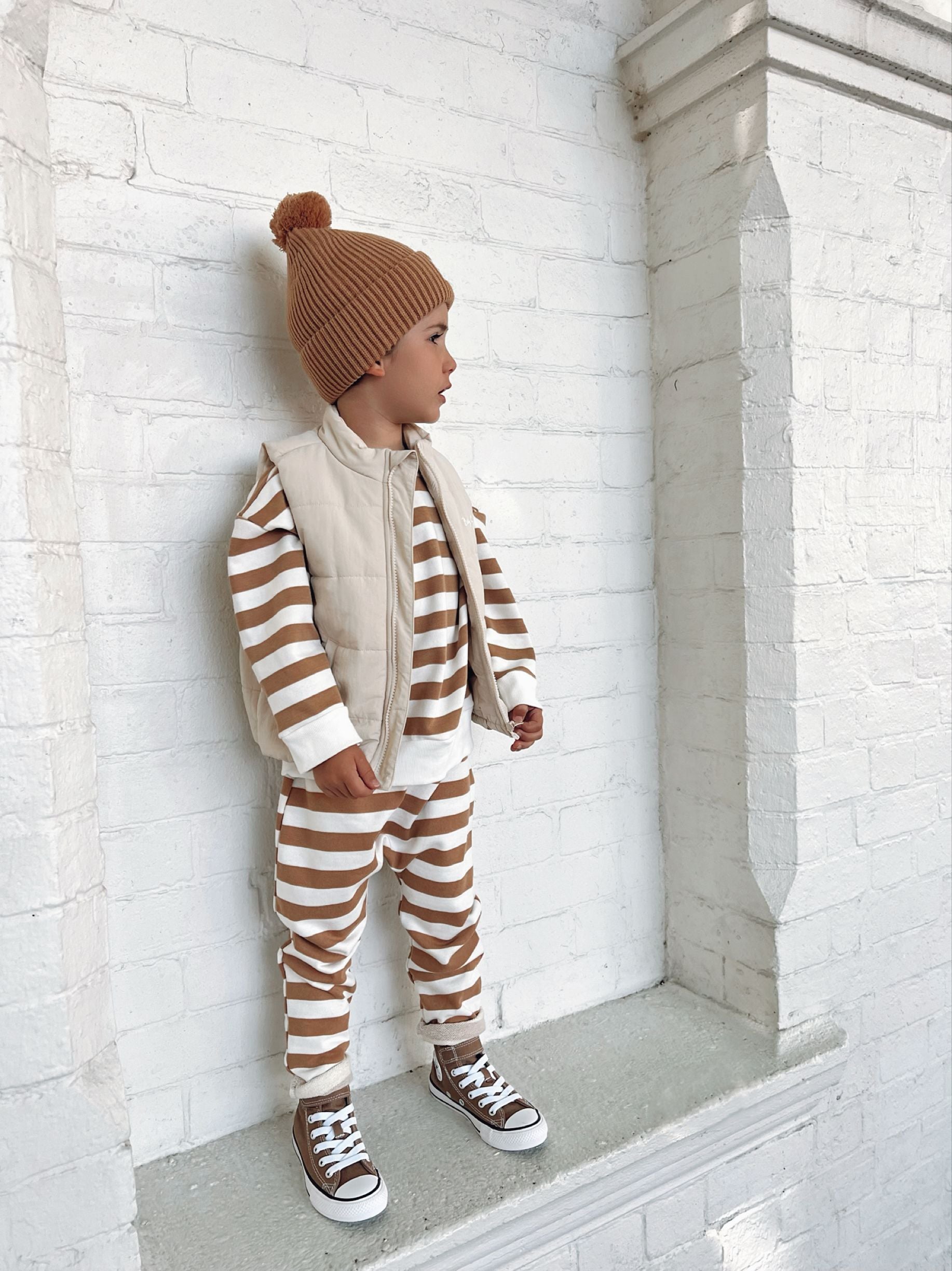 Pom Pom Beanie - Rusty | Bobby G Bobby G