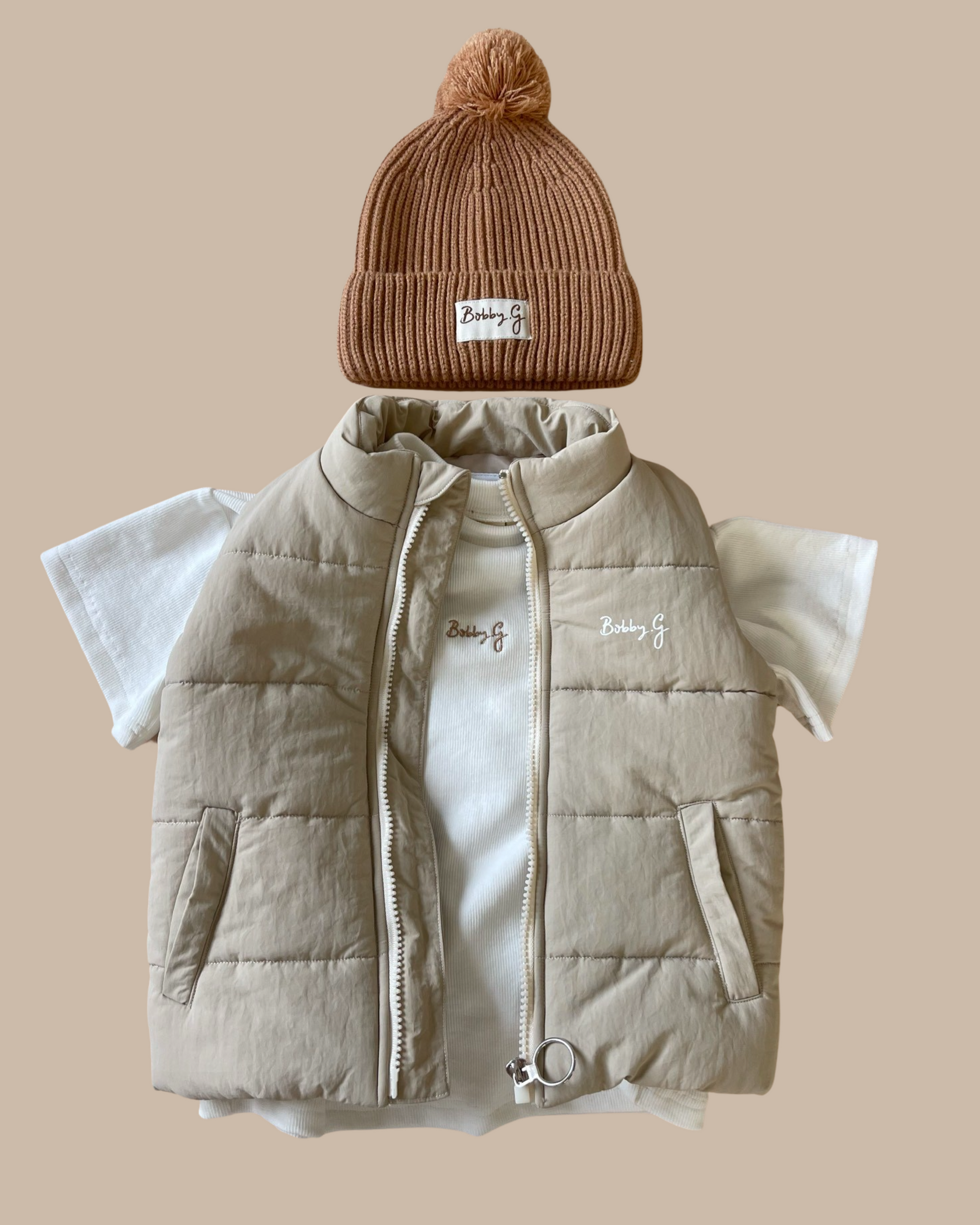 Pom Pom Beanie - Rusty | Bobby G Bobby G