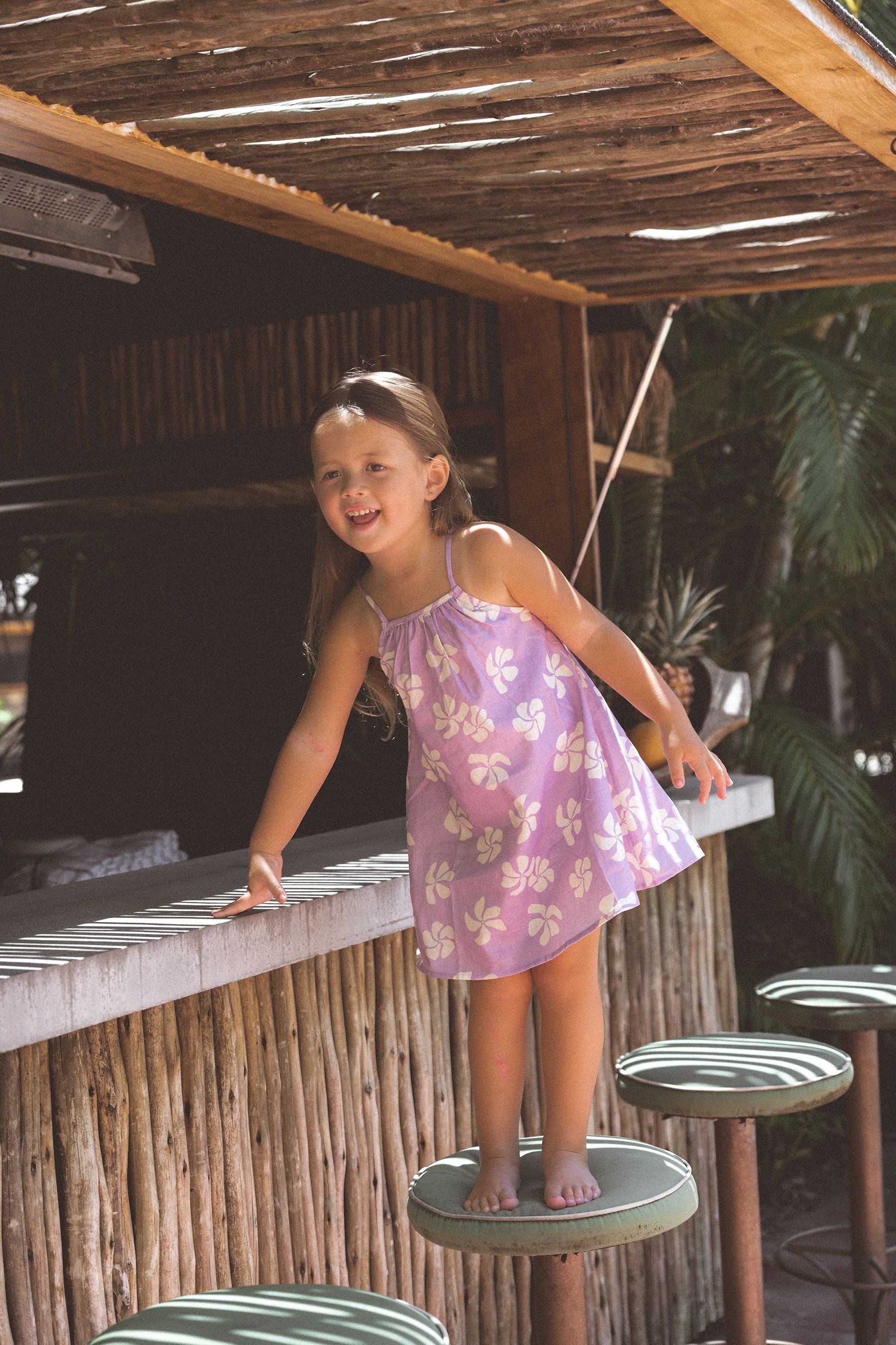 Linen Dress - Lilac - CINNAMON BABY Cinnamon Baby