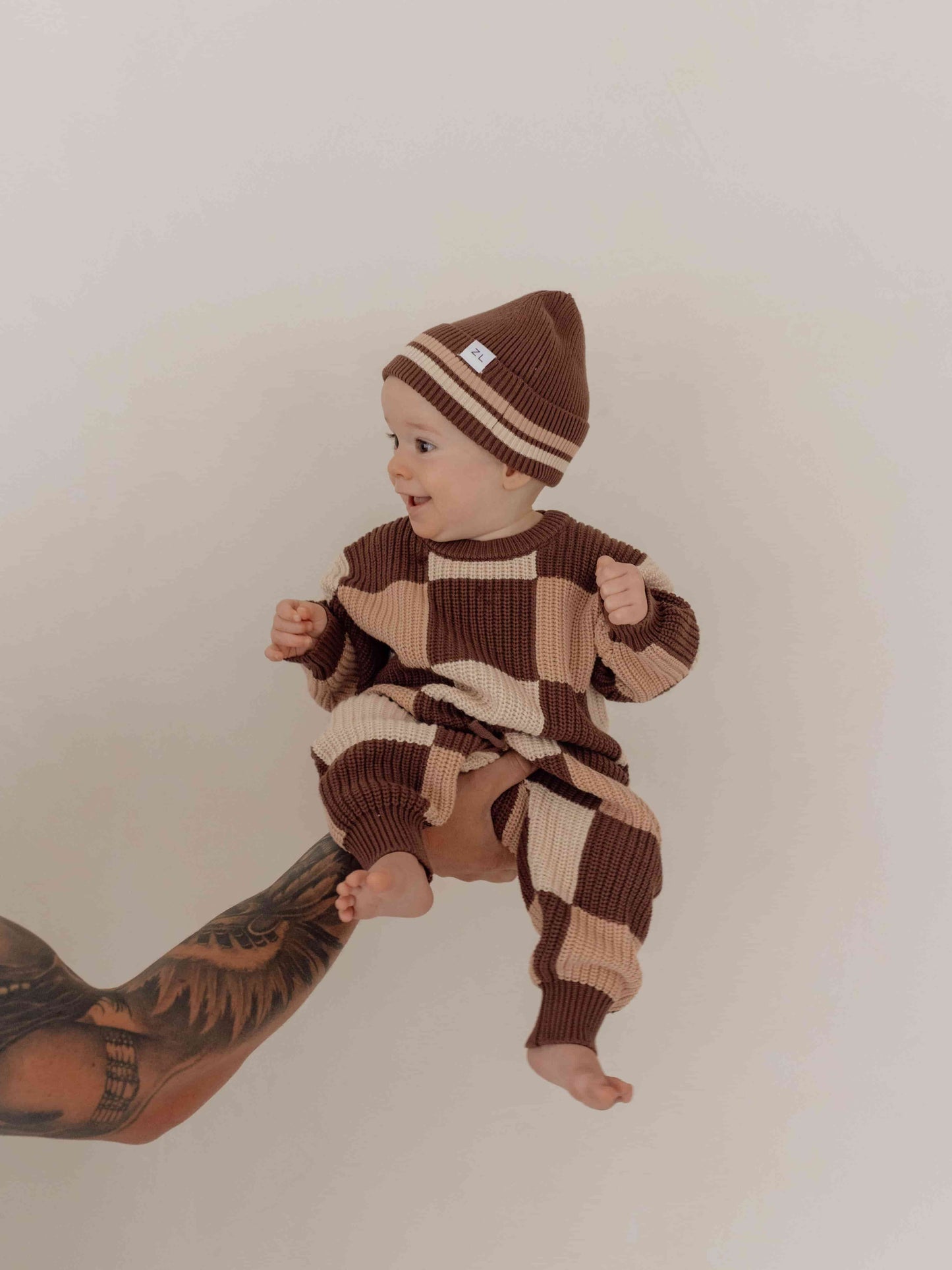 WINTER PLAYSUIT | CHECKS