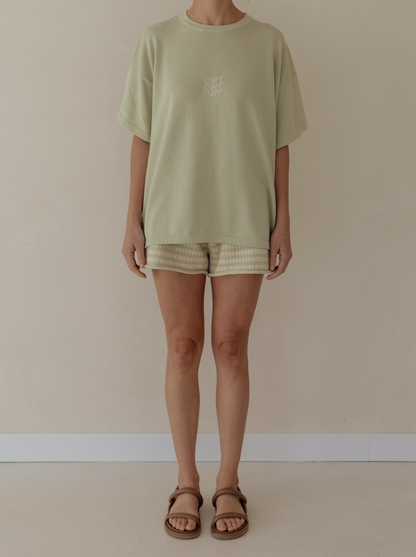 KNIT SHORTS | TALLOW (WOMEN'S) - ZIGGY LOU SPRING 24