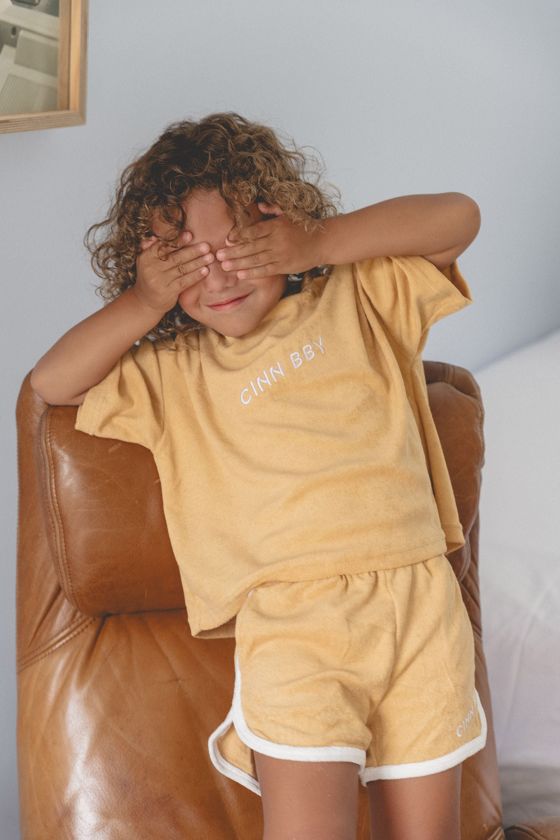 Terry Shorts - Mustard - CINNAMON BABY Cinnamon Baby