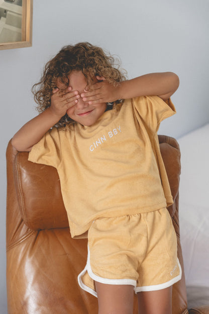 Terry Shorts - Mustard - CINNAMON BABY Cinnamon Baby