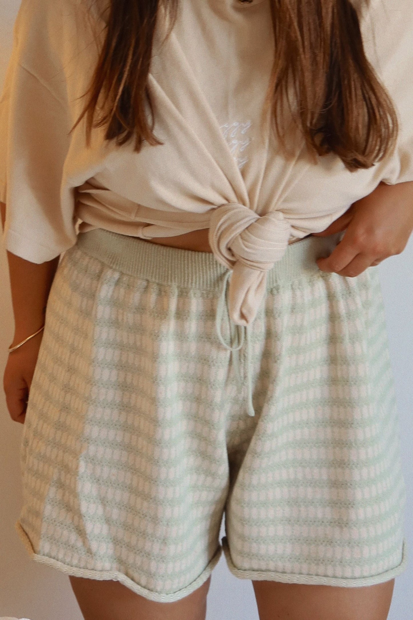 KNIT SHORTS | TALLOW (WOMEN'S) - ZIGGY LOU SPRING 24