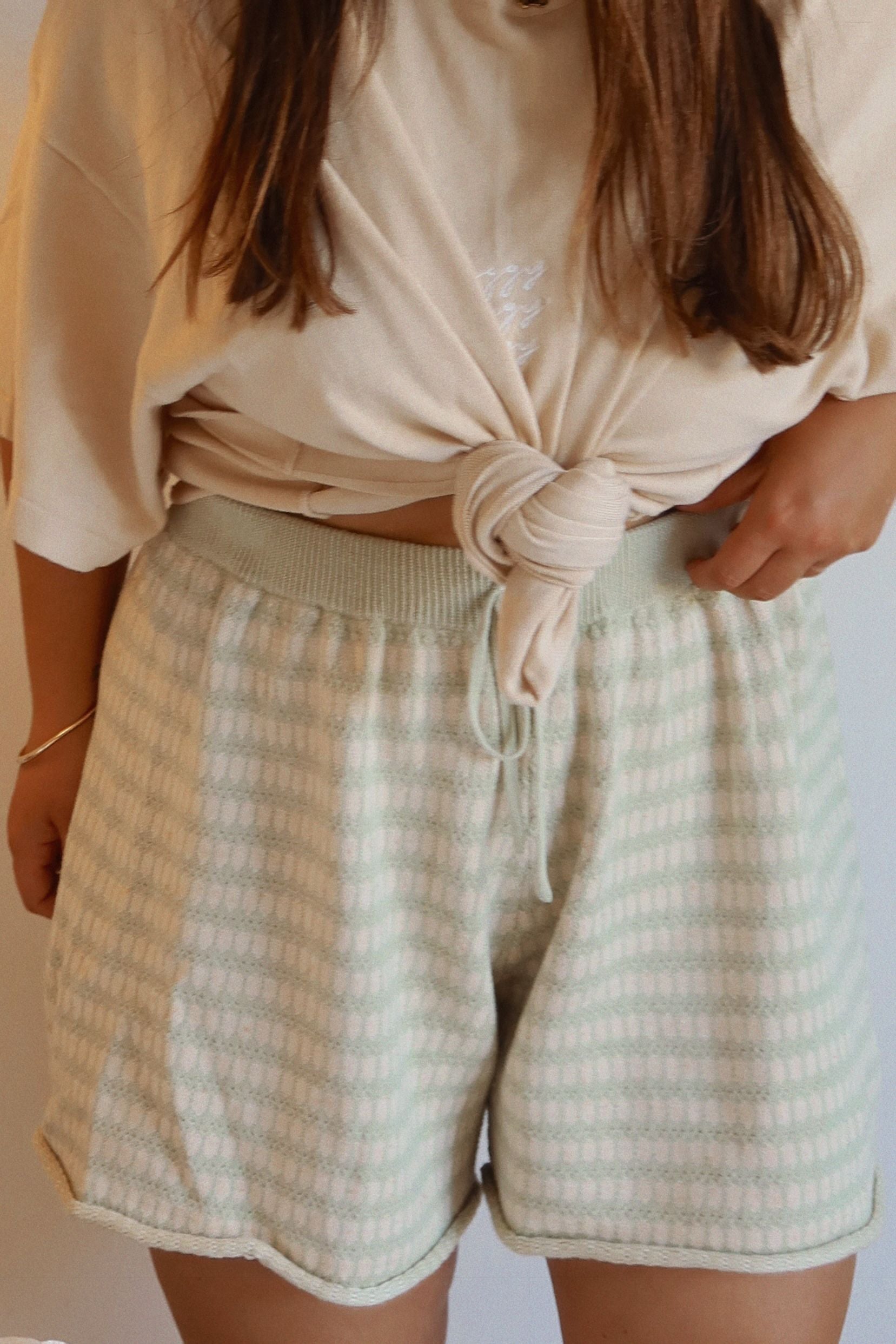KNIT SHORTS | TALLOW (WOMEN'S) - ZIGGY LOU SPRING 24