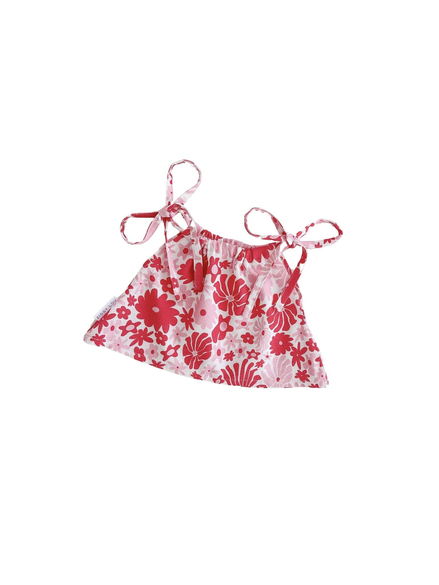 TIE SINGLET | ROSA - ZIGGY LOU FIESTA