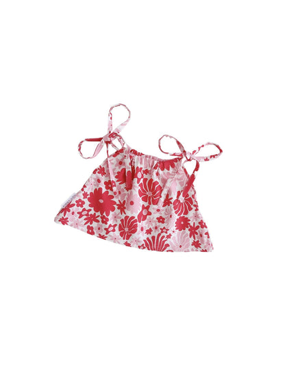 TIE SINGLET | ROSA - ZIGGY LOU FIESTA